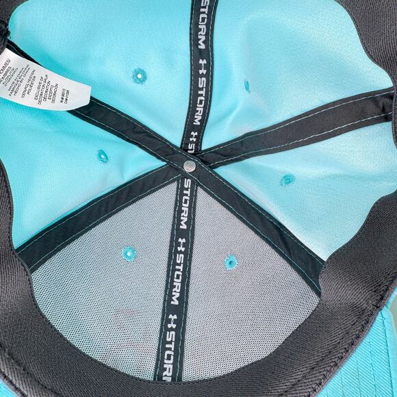 Under Armour Storm Headline Hunt Baseball Fitted Cap Mens XL Blue 100% Polyester - Picture 8 of 10